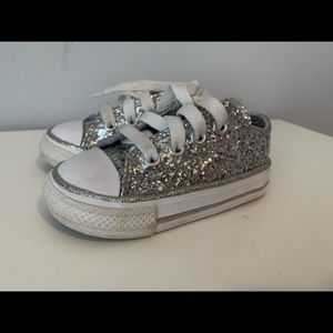 Glitter all star converse toddler